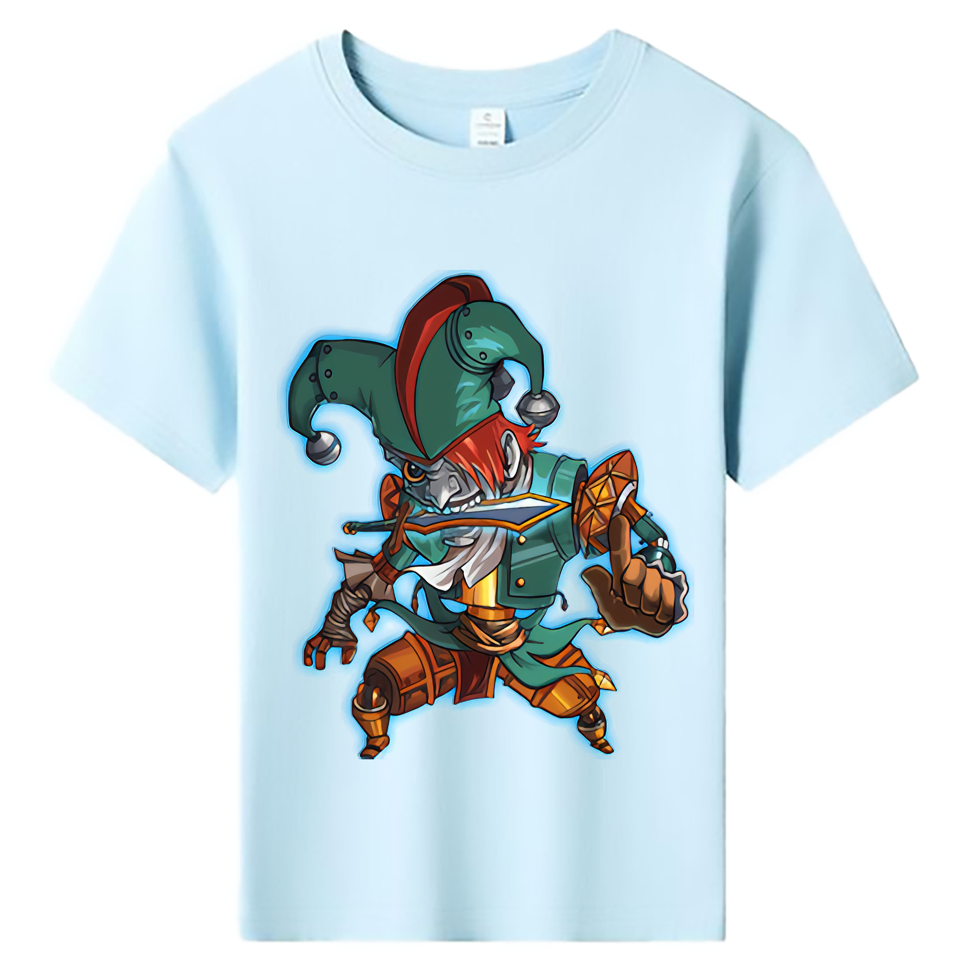 （画像用） リーグ・オブ・レジェンド League of Legends LOL 綿100％キッズTシャツ（フロントプリント）